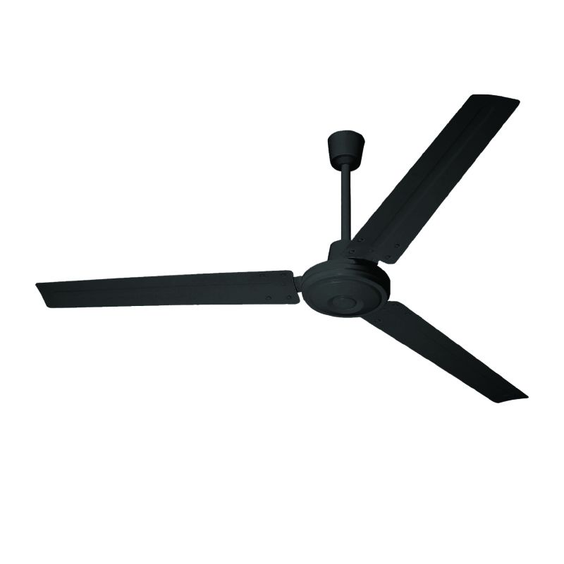 Ανεμιστήρας Οροφής Βιομηχανικός Ø140cm 60w DC 3 Πτερύγια Μαύρα Μεταλλικά 6 Ταχύτητες ACA FANOUBL10