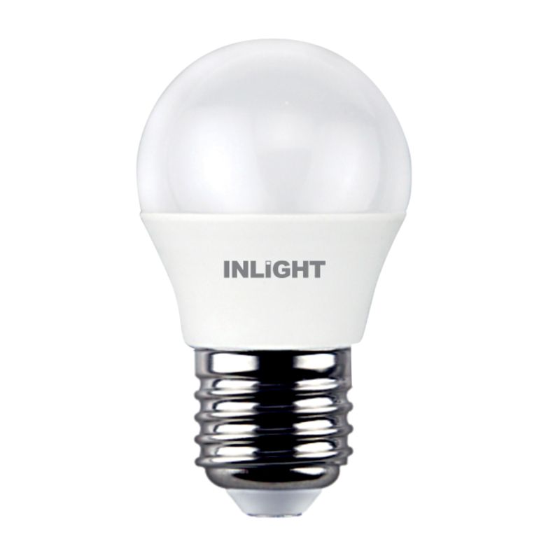 InLight E27 LED G45 7watt 4000Κ Φυσικό Λευκό 7.27.07.12.2