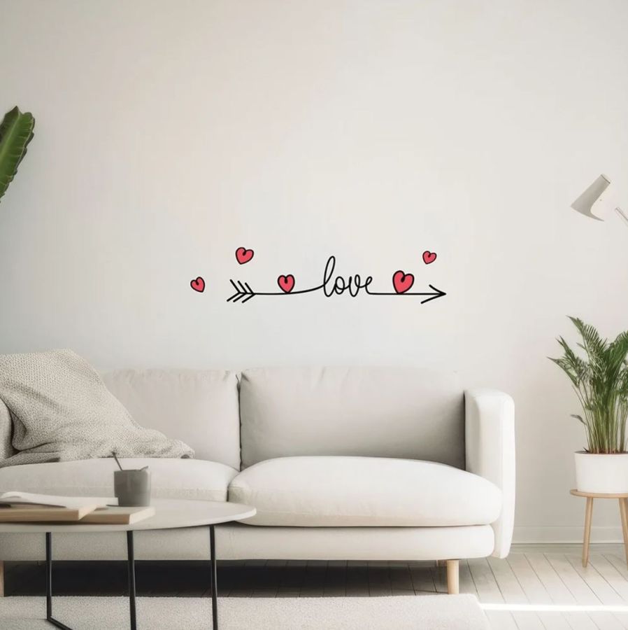 Love αυτοκόλλητα τοίχου βινυλίου S (62054) Ango