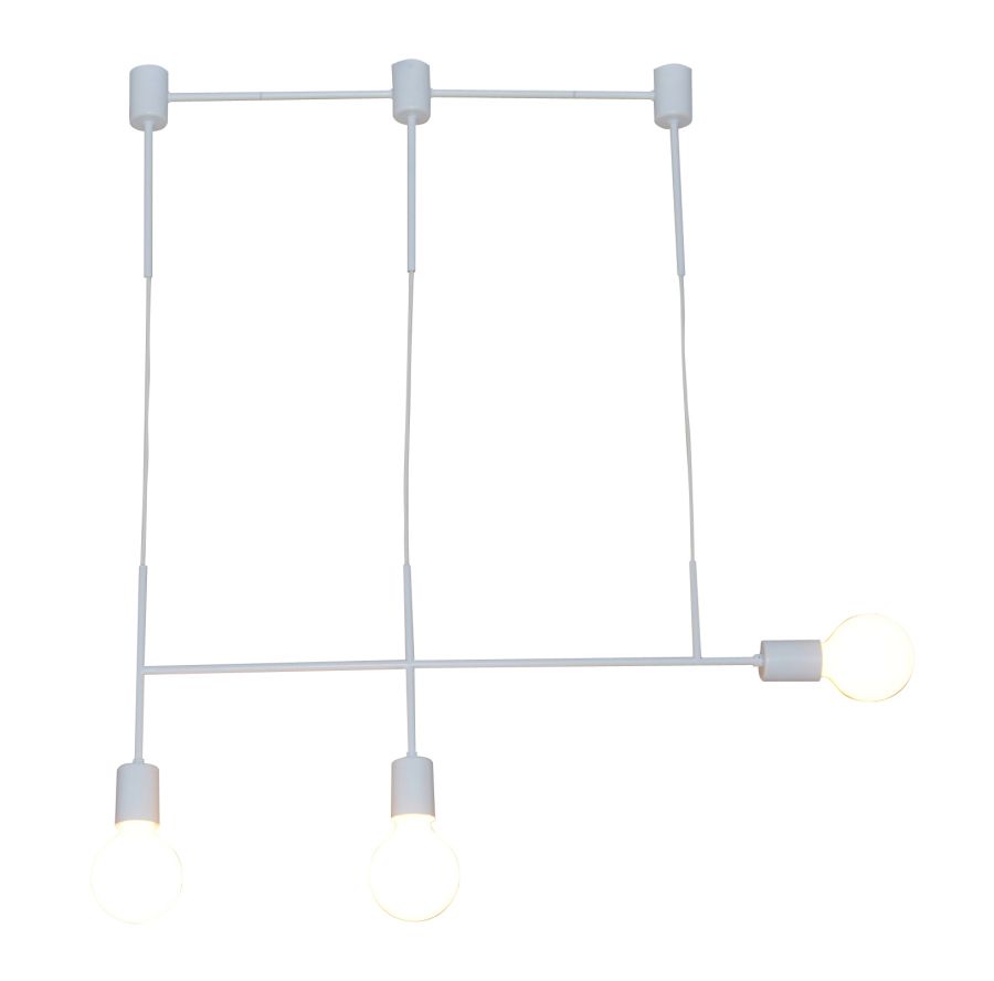 HL-3526-3 MEGAN WHITE PENDANT HOMELIGHTING 77-3817