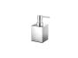 Dispenser Αντλία Σαπουνιού 500ml Επιτραπέζιο 7x7x15,5 cm Brass Chrome Sanco Metallic Bathroom Set 90352-A03