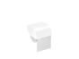 Χαρτοθήκη με καπάκι White Mat Sanco Toilet Roll Holders Pro 0852-M101