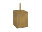 Χαρτοδοχείο 5lt Μ18xΠ18xY40 cm AISI 304 Bronze Matt  Sanco Waste Bins 90653-M25