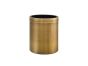 Χαρτοδοχείο Ανοιχτό 5lt Sanco Ø20,5xH24,5 cm Open Bins Brass Bronze Mat 90660-M25