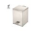 Χαρτοδοχείο 5lt 18x25*Y26,5 cm Brushed Nickel Soft Closing Sanco Waste Bins 90677-A73