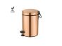 Χαρτοδοχείο 3lt Soft Closιng System Rose Gold 24K Sanco Waste Bins 90689-A06 