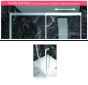 Πόρτα Ντουζιέρας Χρωμέ Μ117-121 Υ200 εκ.1 Σταθερό+1 Συρ/νο 8 χιλ.Clean Glass Devon Smooth Slider SLM120C-100