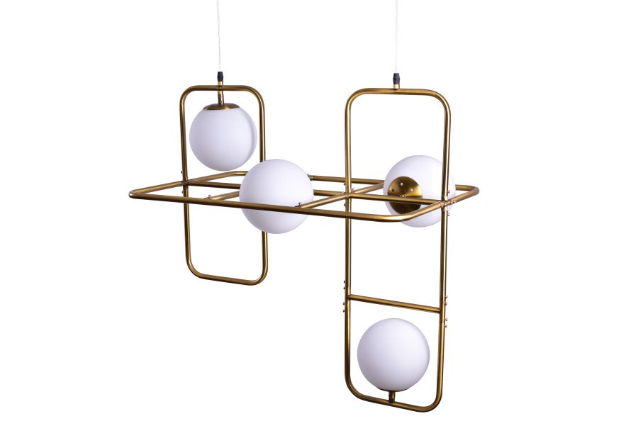 SE 133-4PL ATHEN PENDANT BRUSHED BRASS 1A4 HOMELIGHTING 77-3530