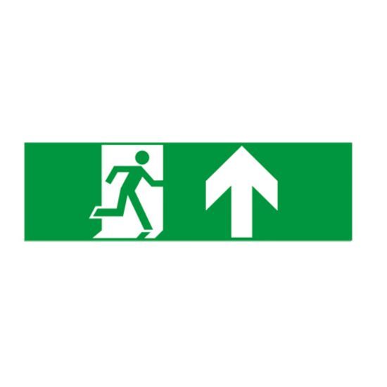 ARROW UP STICKER FOR EXIT/EMERGENCY LIGHTING ACA HAP1