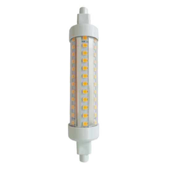 R7s LED 10W 118mm 890Lm 3.000K 360° 230V Ra80 ACA R7S10WW