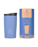 Θερμός 350ml Travel Mug Save the Aegean Denim Blue Estia Home Art 01-20378