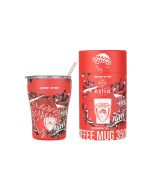 Θερμός Coffee Mug 350ml Estia Home Art Olympiacos BC Edition Together we Fight 00-27223