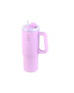 Θερμός Straw Tumbler XL 900ml Blossom Lavender Purple Estia Home Art Save the Aegean 01-28640