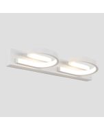 Φωτιστικό Μπάνιου Δίφωτο L47χW7χH17cm Led 16w 4000K 640lm Μέταλλο-Ακρυλικό Eurolamp 144-80000