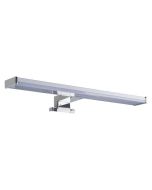 Φωτιστικό Μπάνιου L40xW10,6cm Led 8w 3000K6 640lm 230V IP20 Νίκελ-Λευκό Eurolamp 145-21506