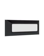 Απλίκα Επιτοίχια Slim IP65 L23xW2,7xH8cm Led 4w 3 CCT Dimming  280lm 220-240V Μαύρο ABS+Plastic Eurolamp 145-52071