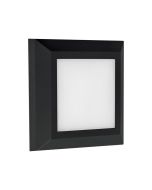 Απλίκα Επιτοίχια Slim IP65 L12,5x12,5x2,7cm Led 3w 3 CCT Dimming 255lm 220-240V Μαύρο ABS+Plastic Eurolamp Pro 145-52085