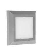 Απλίκα Επιτοίχια Slim IP65 L12,5x12,5x2,7cm Led 3w 3 CCT Dimming 255lm 220-240V Γκρι ABS+Plastic Eurolamp Pro 145-52086