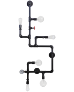 Industrial οροφής-τοίχου PP-27 ART 6/L TAP COUNTER BLACK Heronia 31-0634