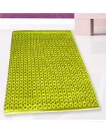 Πατάκι Μπάνιου Λαχανί 50x80cm #2335 Cotton Chenille San Lorentzo 1509LIME