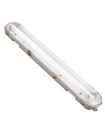 ΦΩΤΙΣΤΙΚΟ ΣΤΕΓΑΝΟ ΓΙΑ LED TUBE ME INOX CLIPS 2x0.60m 147-56063