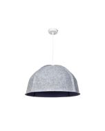 Φωτιστικό Κρεμαστό Γκρι 1xE27 Pendant Light D:50x30cm Acoustic Light 4061