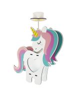 Unicorn MDF παιδικό φωτιστικό οροφής (41597) Ango