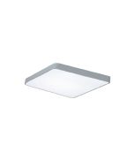 Πλαφονιέρα Οροφής 50x50cm Led 96w 9600lm 3CCT by switch on base Γκρι Μέταλλο & Ακρυλικό Inlight 42034-Gray 