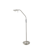 Φωτιστικό Δαπέδου Nickel Matt Υ162xΜ50cm LED 12w 3000K 1100lm Trio Lighting Bergamo 420910107