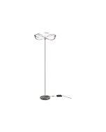 Φωτιστικό Δαπέδου Nickel Matt 52xH175cm  LED 31w 3000K 4100lm Trio Lighting Charivari 421210107