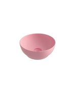 Νιπτήρας Πορσελάνη Επιτραπέζιος Ø38xY14,4 cm Olympia Trend Round 02 Pink Glossy Orabella 60127