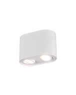 Σποτ Δίφωτο Λευκό Ματ 17xH12cm 2xGU10 Trio Lighting Cookie 612900231