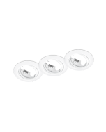 Φωτιστικό  Χωνευτό Τρίφωτο 3xGU10 Metal White Mat Trio Lighting Jura 650100331