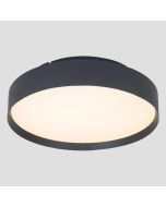 ΠΛΑΦΟΝΙΕΡΑ LED 80W Φ800x110 3000Κ ΜΑΥΡΗ Eurolamp 144-51005