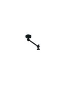 HL-C 10S B FOCUS BLACK SMALL CEILING BASE HOMELIGHTING 77-3298