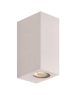 ΑΠΛΙΚΑ ΤΟΙΧΟΥ UP-DOWN ΤΕΤΡΑΓΩΝΗ GU10 IP54 ΛΕΥΚΗ ARTE ILLUMINA Eurolamp 145-82074