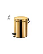 Χαρτοδοχείο 5lt  Χρώμα Gold 24K Soft Closιng Sanco Waste Bins 90680-A05