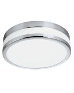 Πλαφονιέρα Οροφής IP44 22,5xH6cm Led 11w 3000K 370lm Eglo Palermo 94998