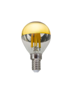 LED FILAMENT E14 DIM G45 GOLD 5W 2700K 230V AC 620LM RA80 ACA BOVA5WWDIMG