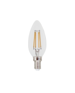 LED FILAMENT E14 C35 4W 4000K 230V AC 490LM RA80 ACA FLAM4NW