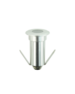 LED ROUND INGROUND SPOT LUMINAIRE 1W 85LM 3000K 30° 230V AC IP65 RA80 30.000hrs ACA LG20130