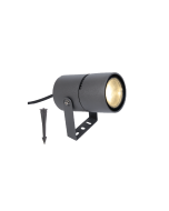 LED COB SPOT LUMINAIRE 9W 300LM 15-50° 230V AC 3.000K DARK GREY CRI80 IP65 30.000HRS ACA LG2101G