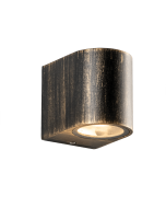 GU10 WALL LUMINAIRE 230V AC GOLDEN BLACK IP65 MAX.35W ACA LG2201GU10GB