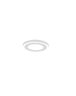 Πλαφονιέρα Οροφής Μοντέρνα Πλαστική 20cm LED 10w 4000K 1350lm Λευκό Trio Lighting Carus R67222031