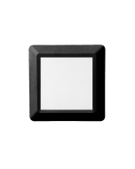 LED WALL SQUARE LUMINAIRE BLACK 230V AC IP65 4W 3000K 270LM RA80 ACA SLIM51NB