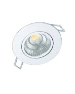 ROUND WHITE MOV. LED SPOT 6W 6000K 440Lm COB 230V 60° Ra80 ACA THEROC660R