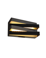 ΕΠΙΤΟΙΧΟ Φ/Σ LED 12W 3000K 960LM ΜΑΥΡΟ ΜΕΤ/ΚΟ 20X11X9CM MILANO ACA V80LEDW20BK