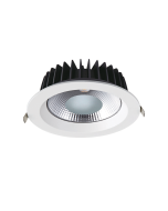 LED ΛΕΥΚΟ ΧΩΝΕΥΤΟ ΦΩΤΙΣΤΙΚΟ 20W 4000K 2600Lm 90° 230V AC Ra80 Φ140*63MM 5YRS ACA VIDO2040