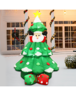 Φουσκωτό INFLATABLE UP&DOWN XMAS TREE 20 LED ΛΑΜΠ.ΑΝΤΑΠ.(12V) CW ΣΤΑΘΕΡΟ IP44 120*100*180cm 2m ΚΑΛ ACA X07202498