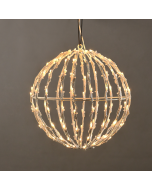 "3D BALL" ΣΧΕΔΙΟ 150 LED ΛΑΜΠ.ΣΕΙΡΑ, ΘΕΡΜ ΛΕΥΚΟ,ΑΝΤΑΠΤ.(4.5VDC), IP44, 30x30x31cm,ΛΕΥΚΟ ΚΑΛ.,5m ACA X081501413